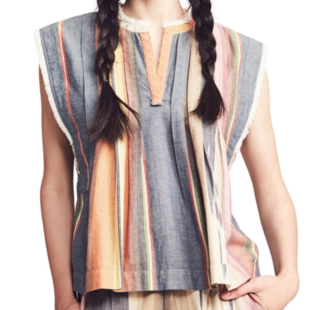 NWT Faherty Brand Mary Top. Size M.